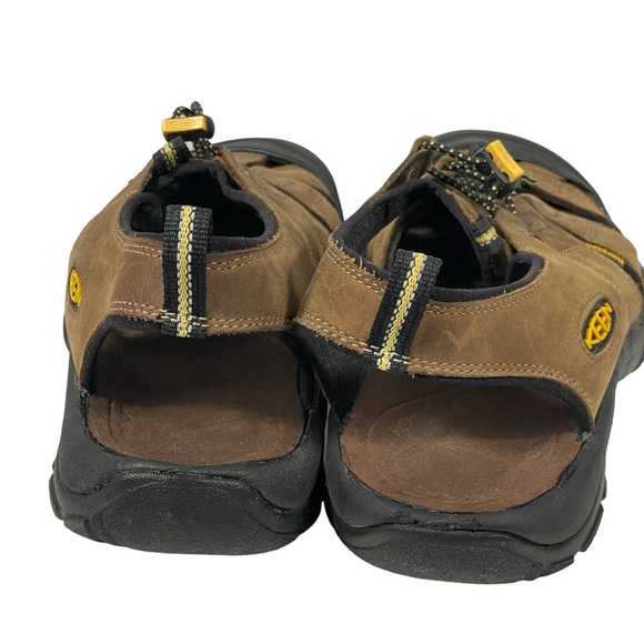 Keen Brown Men’s Sz 11 Waterproof Closed Toe Hiking Sandals - Picture 9 of 12